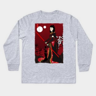 The Dark Warrior Kids Long Sleeve T-Shirt